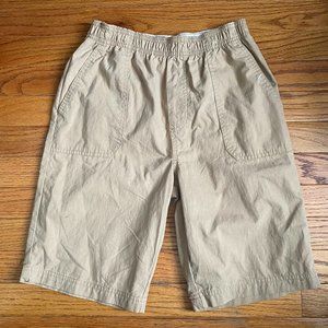 Chino Shorts ❤️ Kid's Beige Cotton Blend -Size L (10-12) (PRE-LOVED)